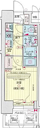プレサンス南堀江ザ・センス 1Kの間取図画像