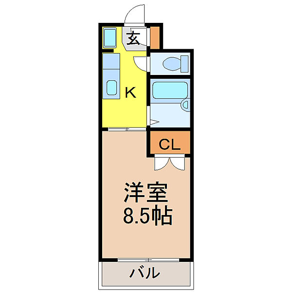 愛知県名古屋市昭和区曙町３丁目(賃貸マンション1K・3階・30.18㎡)の写真 その2