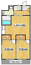 進藤第1ビル  ｜ 福岡県北九州市小倉南区守恒1丁目（賃貸マンション2LDK・3階・48.33㎡） その2