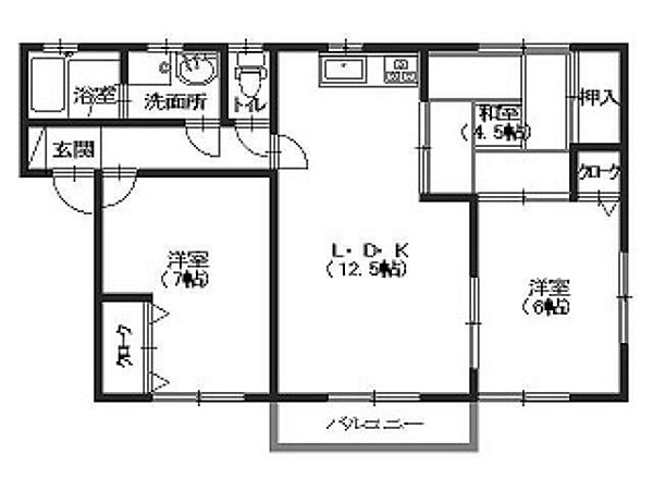 ヴィブレ八木 ｜広島県広島市安佐南区八木4丁目(賃貸アパート3LDK・1階・57.55㎡)の写真 その2