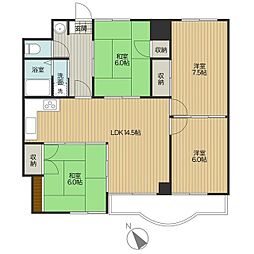 サンディモーラ 4LDKの間取図画像