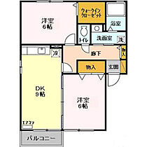 アムール・ソフィア　I・II 1 201 ｜ 茨城県土浦市真鍋4丁目（賃貸アパート2DK・2階・51.69㎡） その2