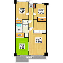 シティパレス明建  ｜ 茨城県土浦市小松1丁目（賃貸マンション3LDK・7階・65.13㎡） その2