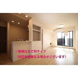 ルミナーレ荒川沖　I 202 2階2LDKのリビング/ダイニング