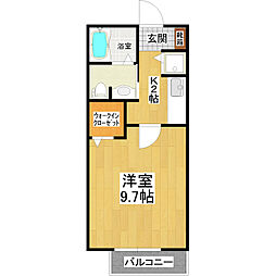 NTタウンズ 1Kの間取図画像