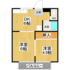 物件の間取り