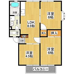 物件の間取り
