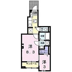 物件の間取り