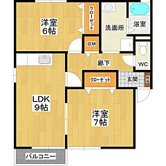 物件の間取り