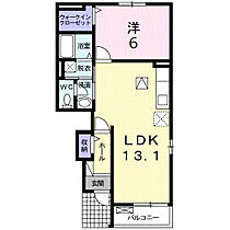 カーサ府中　I 102 ｜ 茨城県石岡市府中5丁目（賃貸アパート1LDK・1階・45.34㎡） その2