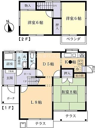 下広岡住宅_間取り_0