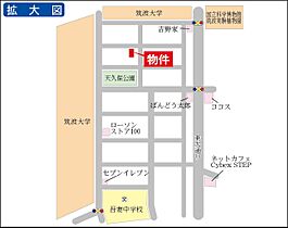 第一天久保寮 0207 ｜ 茨城県つくば市天久保2丁目（賃貸アパート1K・2階・22.77㎡） その3