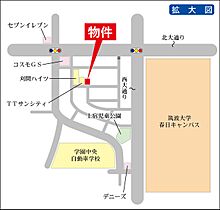 ルミエール 0103 ｜ 茨城県つくば市春日2丁目（賃貸アパート1K・1階・21.60㎡） その3