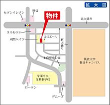 TTサンシティB棟 0206 ｜ 茨城県つくば市春日2丁目（賃貸アパート1K・2階・23.77㎡） その3