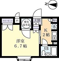 モンブラン 0305 ｜ 茨城県つくば市天久保2丁目（賃貸マンション1K・3階・20.13㎡） その2