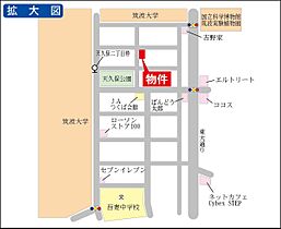 ハーベスト 0207 ｜ 茨城県つくば市天久保2丁目（賃貸アパート1K・2階・29.75㎡） その3