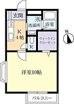 茨城県土浦市中高津1丁目（賃貸アパート1K・2階・34.29㎡） その2