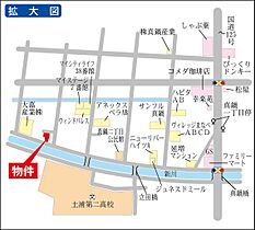 フォルテッシモ 0202 ｜ 茨城県土浦市真鍋2丁目（賃貸アパート1LDK・2階・47.20㎡） その3