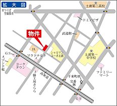 大国倶楽部 0202 ｜ 茨城県土浦市田中1丁目（賃貸マンション1K・2階・30.00㎡） その3