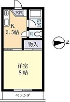 クライミングローズ 0105 ｜ 茨城県稲敷郡阿見町大字鈴木（賃貸アパート1K・1階・26.49㎡） その2