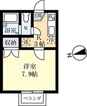 いぶきの丘ハイムパート1 0201 ｜ 茨城県稲敷郡阿見町よしわら1丁目（賃貸アパート1K・1階・24.22㎡） その2