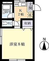 メゾンスティールＣ 0109 ｜ 茨城県稲敷郡阿見町西郷3丁目（賃貸アパート1K・1階・25.20㎡） その2