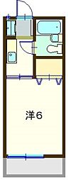 間取図画像 1K