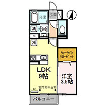 クロワール 103 ｜ 富山県富山市富岡町（賃貸アパート1LDK・1階・32.94㎡） その2