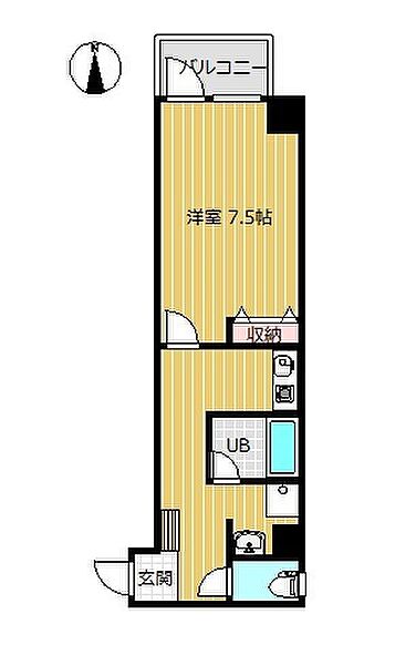 リブ諏訪川原 307｜富山県富山市諏訪川原2丁目(賃貸マンション1K・3階・27.80㎡)の写真 その2