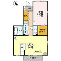 リビングタウン松若町 B101 ｜ 富山県富山市松若町（賃貸アパート1LDK・1階・54.48㎡） その2