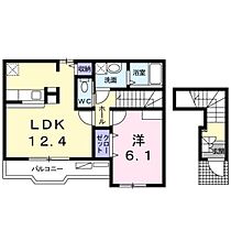 レスコアーヌ 203 ｜ 富山県富山市千代田町（賃貸アパート1LDK・2階・50.17㎡） その2