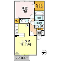 テラスハウス上竹 A203 ｜ 富山県富山市東富山寿町1丁目（賃貸アパート1LDK・2階・50.12㎡） その2