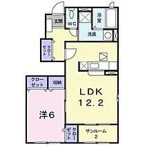 オードシェルII 101 ｜ 富山県富山市婦中町砂子田（賃貸アパート1LDK・1階・50.29㎡） その2