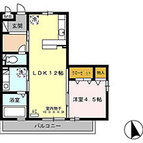 D-room中川原 301 ｜ 富山県富山市中川原新町（賃貸アパート1LDK・3階・43.71㎡） その2