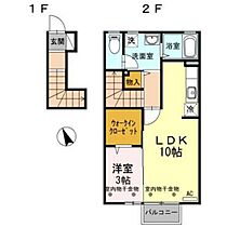 D-roomフレンド 206 ｜ 富山県富山市粟島町1丁目（賃貸アパート1LDK・2階・42.13㎡） その2