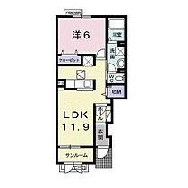 フェリーチェ・優 102 ｜ 富山県富山市新庄北町（賃貸アパート1LDK・1階・46.35㎡） その2