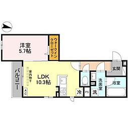 間取図画像 1LDK