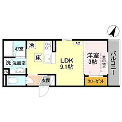 物件の間取り