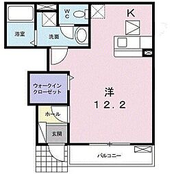 第2レイクヴィレッジ ワンルームの間取図画像