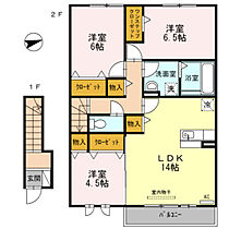 D-roomアネシス 202 ｜ 富山県高岡市石瀬（賃貸アパート3LDK・2階・78.62㎡） その2