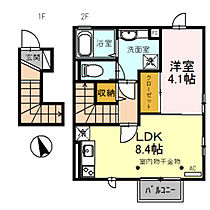 カーサ　ルブニール 201 ｜ 富山県高岡市出来田（賃貸アパート1LDK・2階・39.48㎡） その2