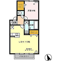 D-Room大門 203 ｜ 富山県射水市土合（賃貸アパート1LDK・2階・50.12㎡） その2