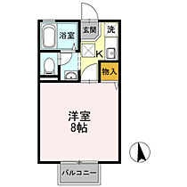 セジュール・ユタカＡ棟 108 ｜ 富山県射水市戸破（賃貸アパート1K・1階・23.57㎡） その2