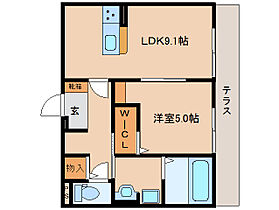 奈良県奈良市大安寺3丁目（賃貸アパート1LDK・1階・40.04㎡） その2