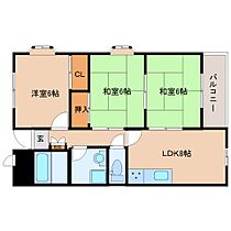 メゾン佐保A棟  ｜ 奈良県奈良市芝辻町4丁目（賃貸マンション3LDK・2階・63.17㎡） その2