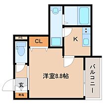 奈良県奈良市芝辻町1丁目（賃貸アパート1K・1階・23.74㎡） その2