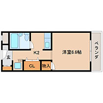 奈良県生駒市中菜畑2丁目（賃貸マンション1K・3階・23.76㎡） その2