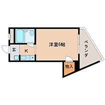 ジョイハウス4  ｜ 奈良県生駒市山崎新町（賃貸マンション1K・5階・16.00㎡） その2