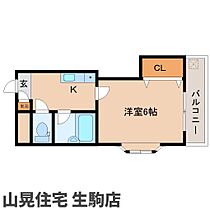 奈良県生駒市山崎新町（賃貸マンション1K・3階・18.64㎡） その2