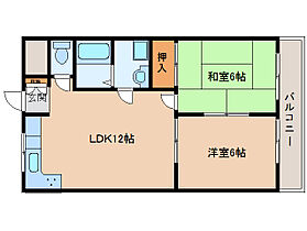 奈良県生駒市有里町（賃貸マンション2LDK・3階・50.00㎡） その2